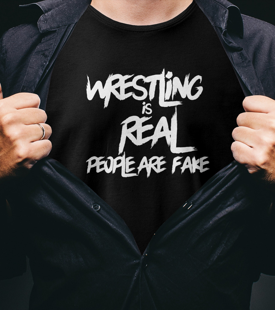 Wrestling Is Real People Are Fake Liv Morgan T-Shirt