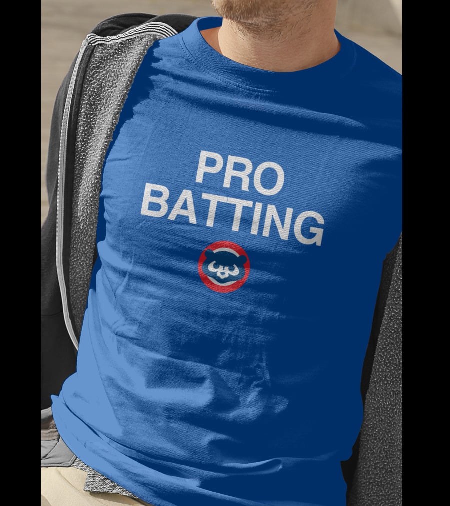 Pro Batting Matt Duffy Cubs Logo Obvious T-Shirt