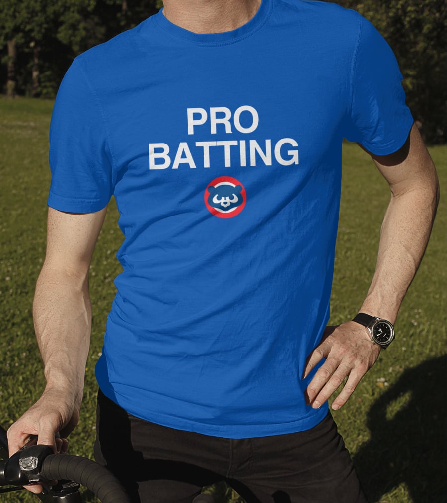 Pro Batting Matt Duffy Cubs Logo Obvious T-Shirt