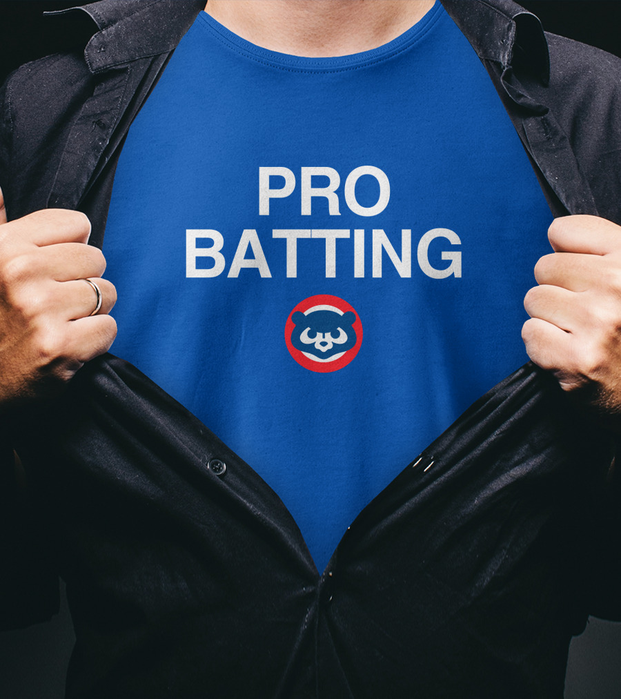 Pro Batting Matt Duffy Cubs Logo Obvious T-Shirt