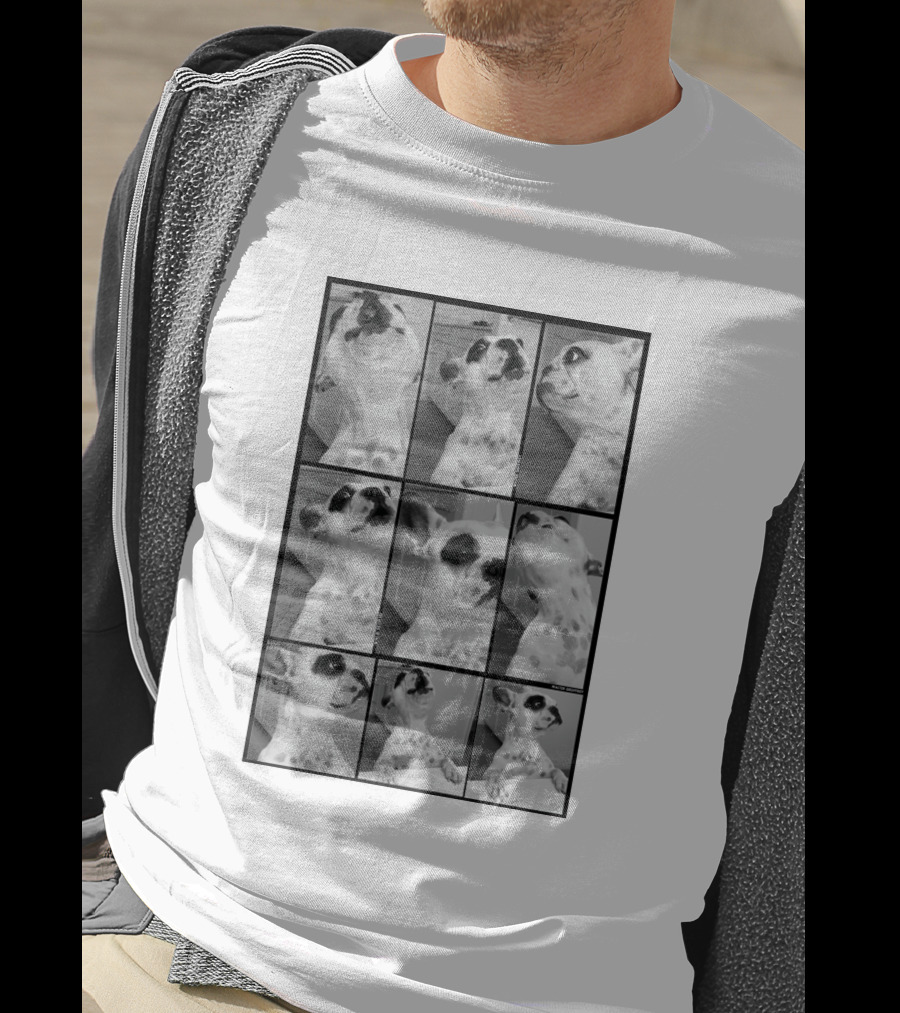 Walter Geoffrey Merch Meltdown Dog Faces Collage City T-Shirt