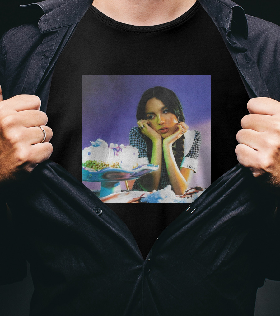 Olivia Rodrigo Sour Cake Photo Iconic Album Cover T-Shirt