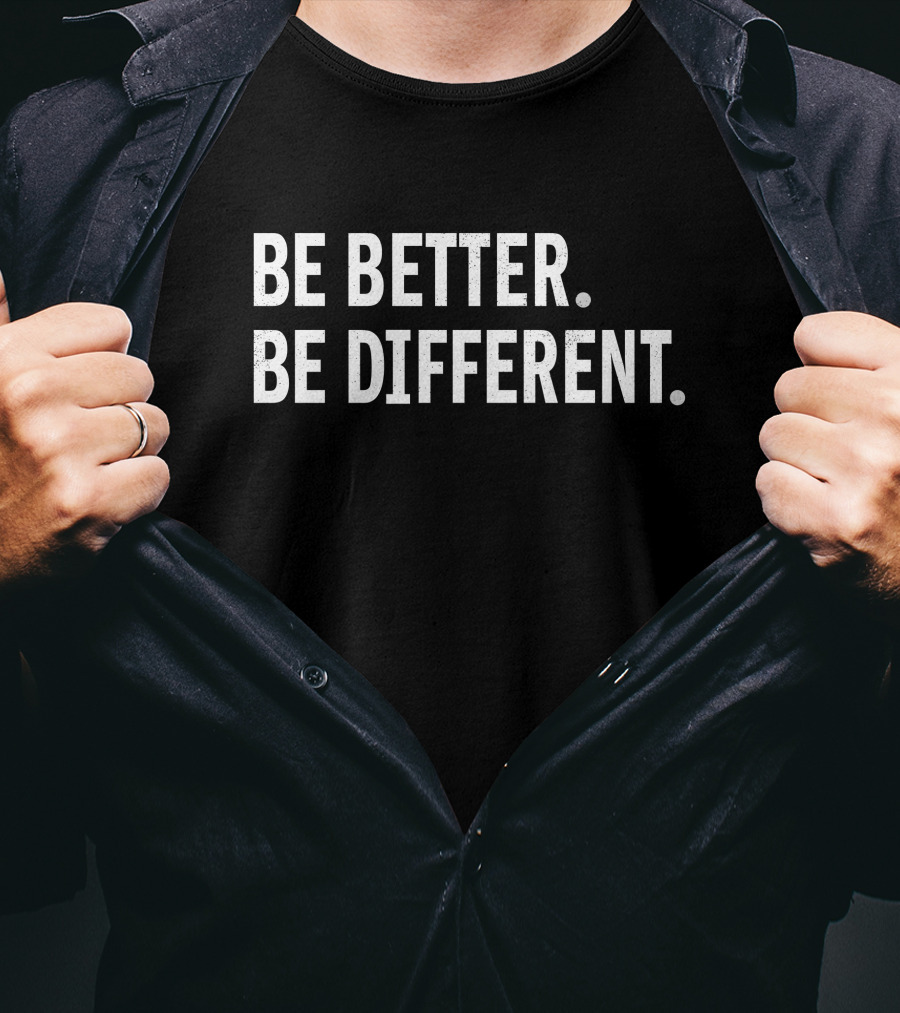 Be Better Be Different Giannis Basketball Motivation T-Shirt