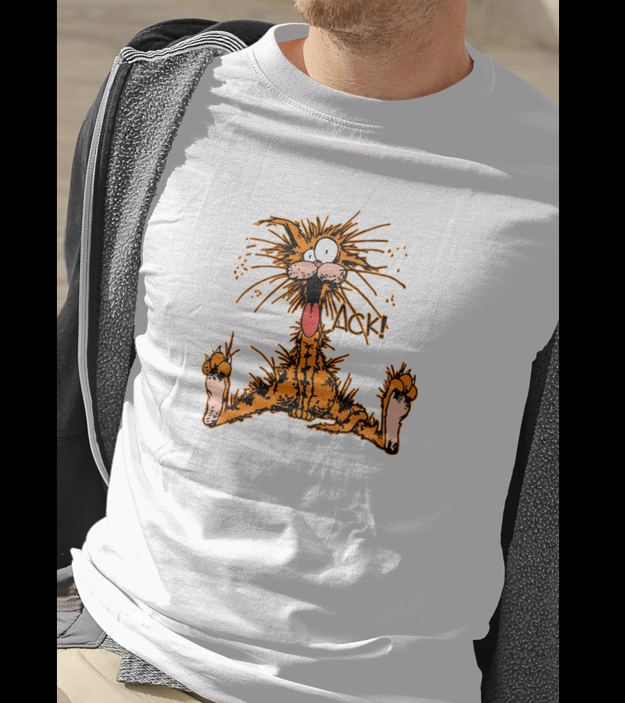 Bill The Cat Ack Iconic Comic Character Expression T-Shirt