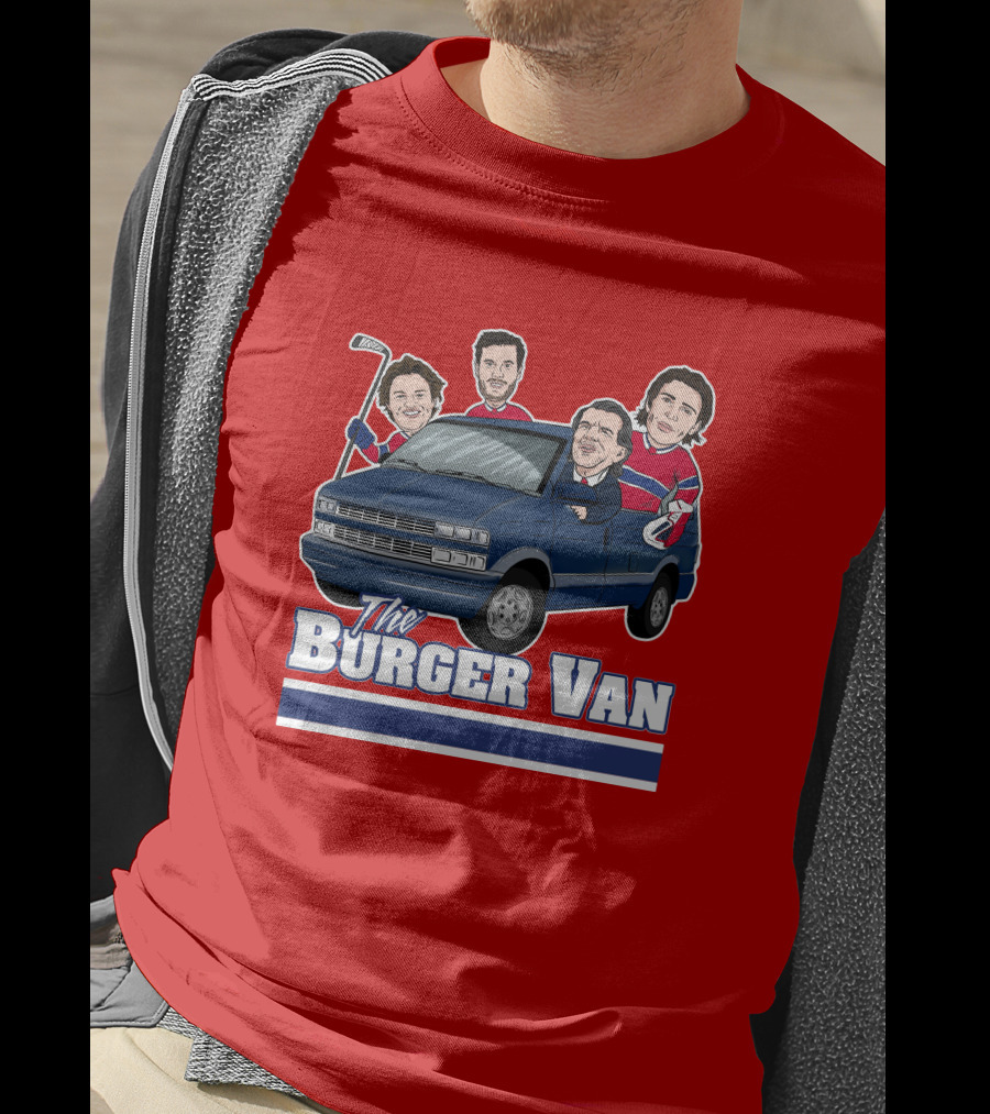 Burger Van Hockey Crew T-Shirt