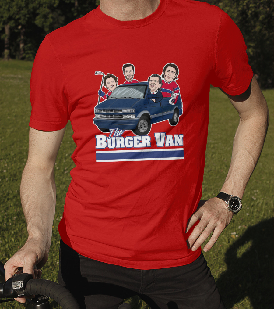 Burger Van Hockey Crew T-Shirt