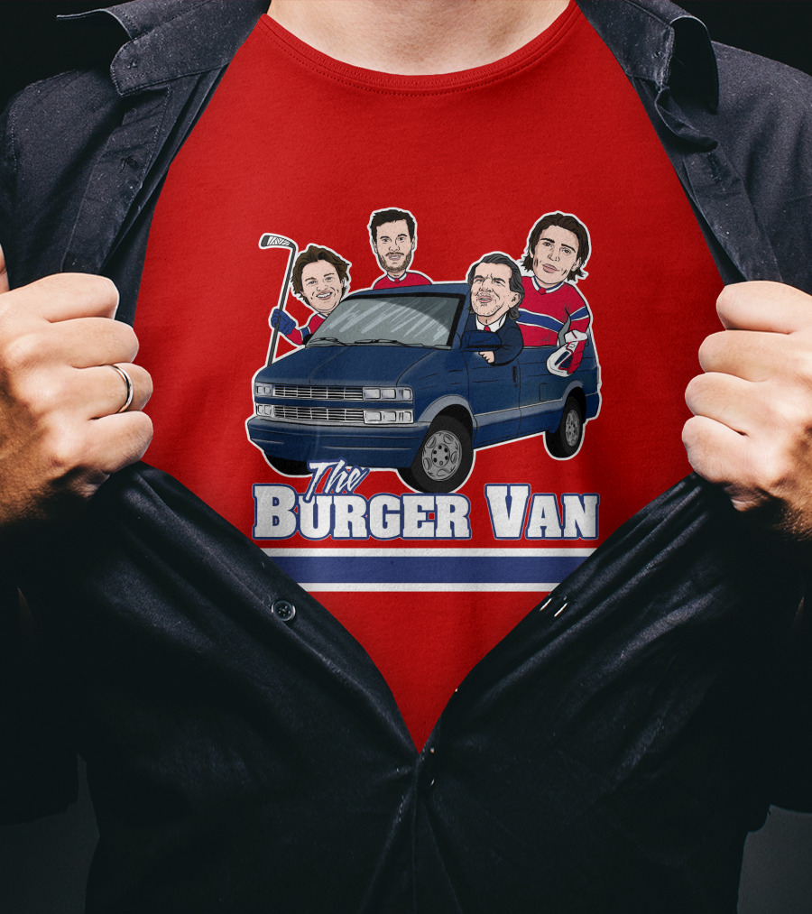 Burger Van Hockey Crew T-Shirt