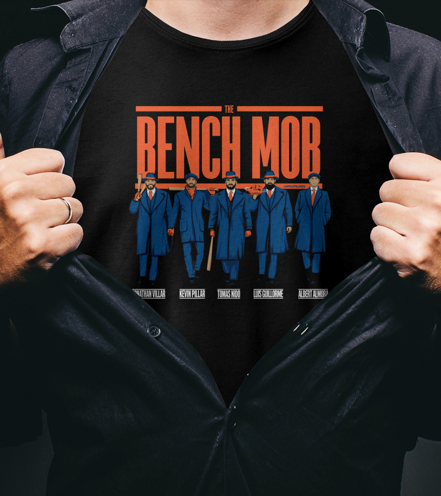 The Bench Mob Kevin Pillar Jonathan Villar Tomas Nido Luis Guillorme Albert Almora T-Shirt