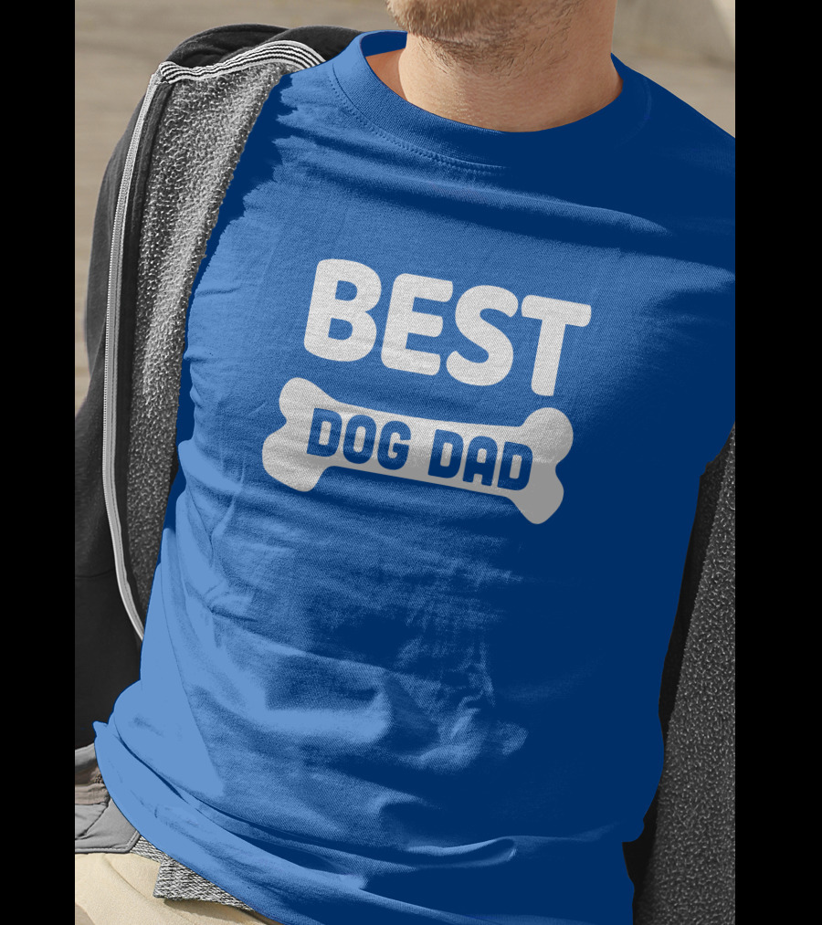 BEST DOG DAD Bone T-Shirt