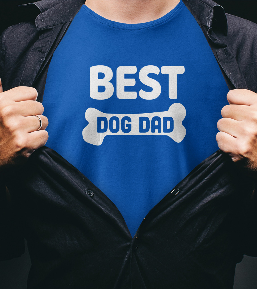 BEST DOG DAD Bone T-Shirt