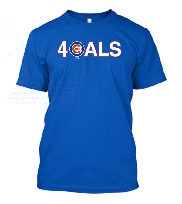 Obviousshirts Cubs 4 ALS Blue T-Shirt