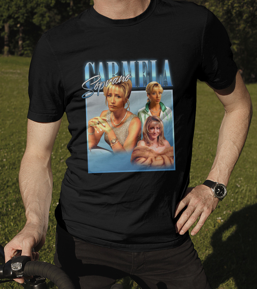 Carmela Soprano Character Portrait Montage T-Shirt