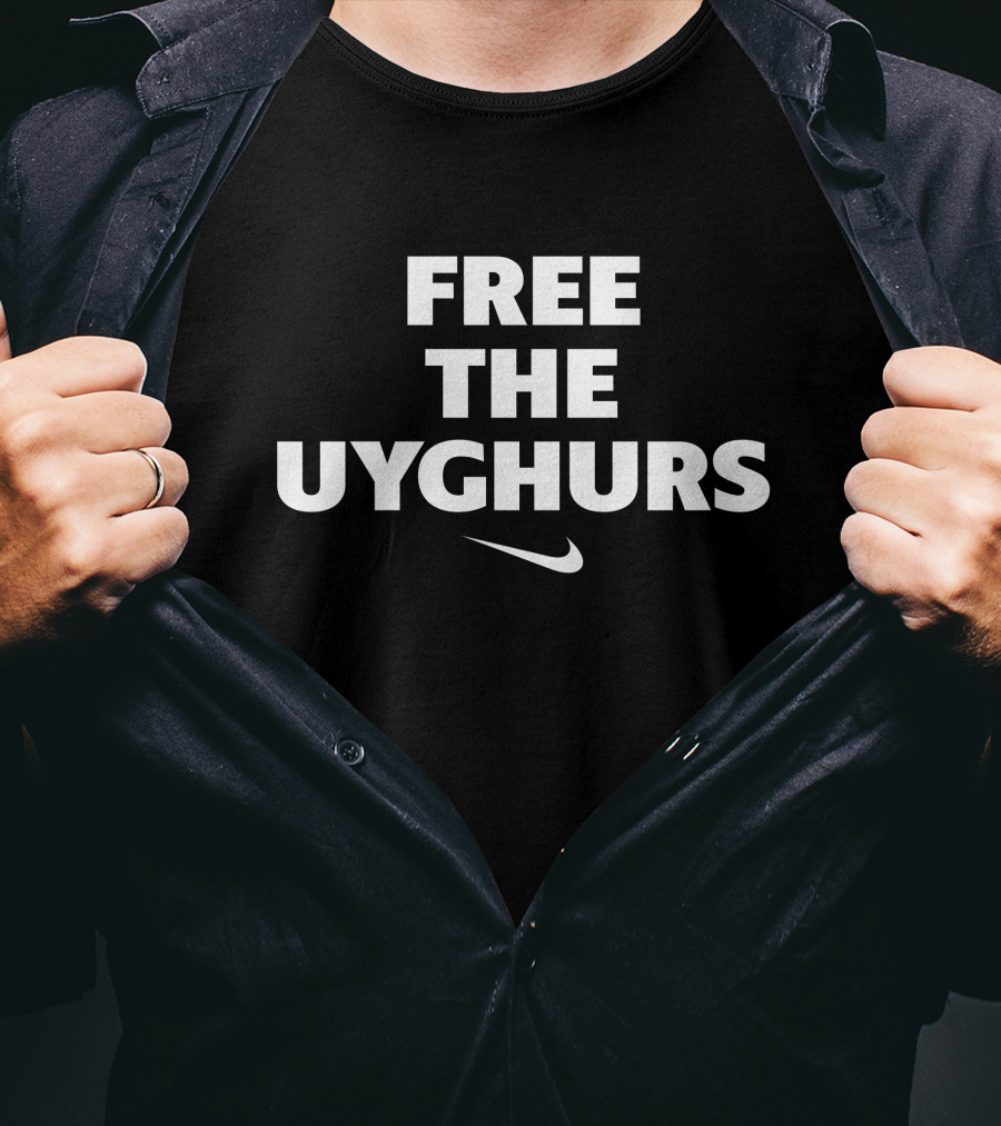 Free The Uyghurs Swoosh T-Shirt