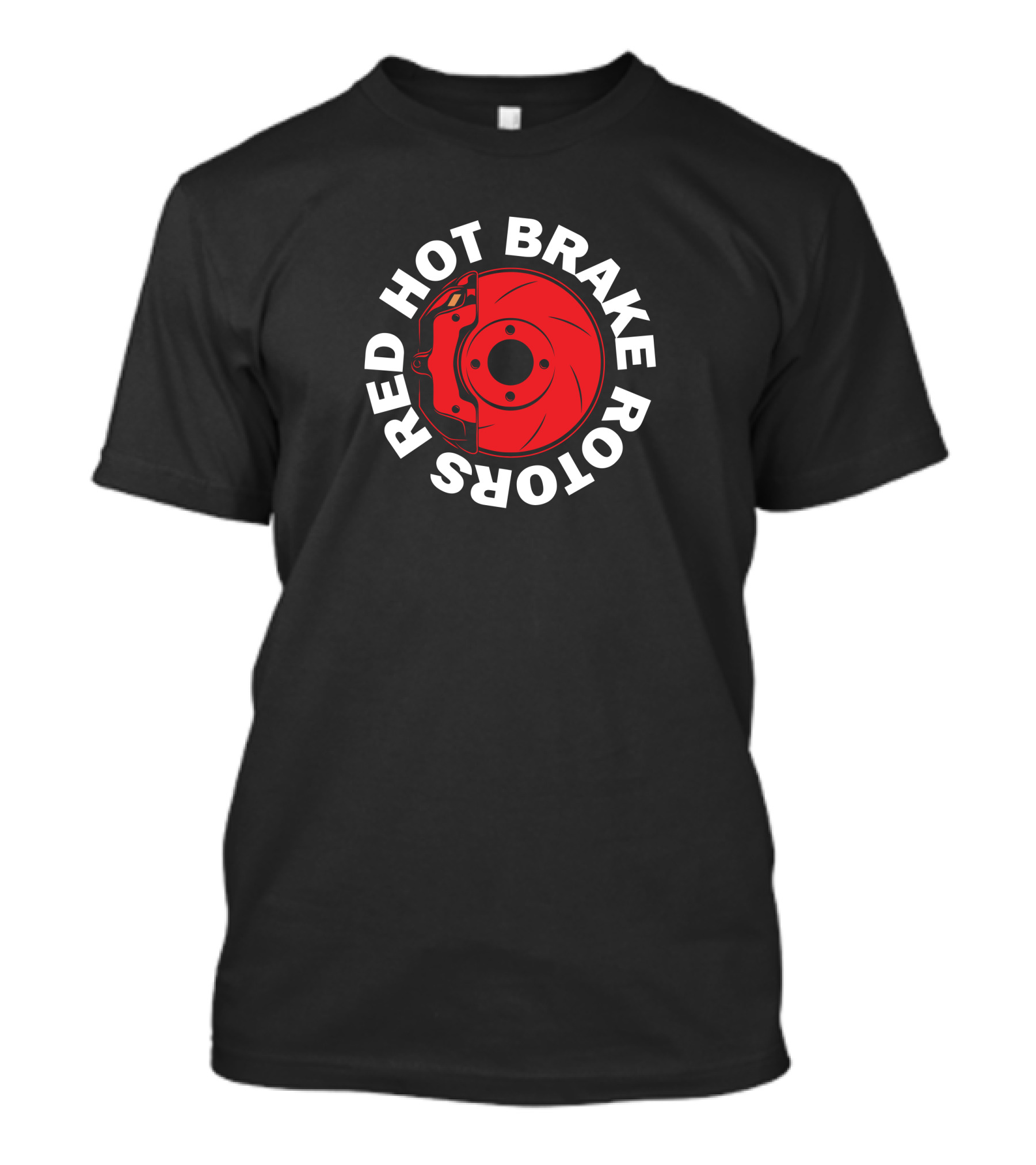Drive X Blipshift Merch Red Hot Brake Rotors Racing Enthusiast Edition T-Shirt