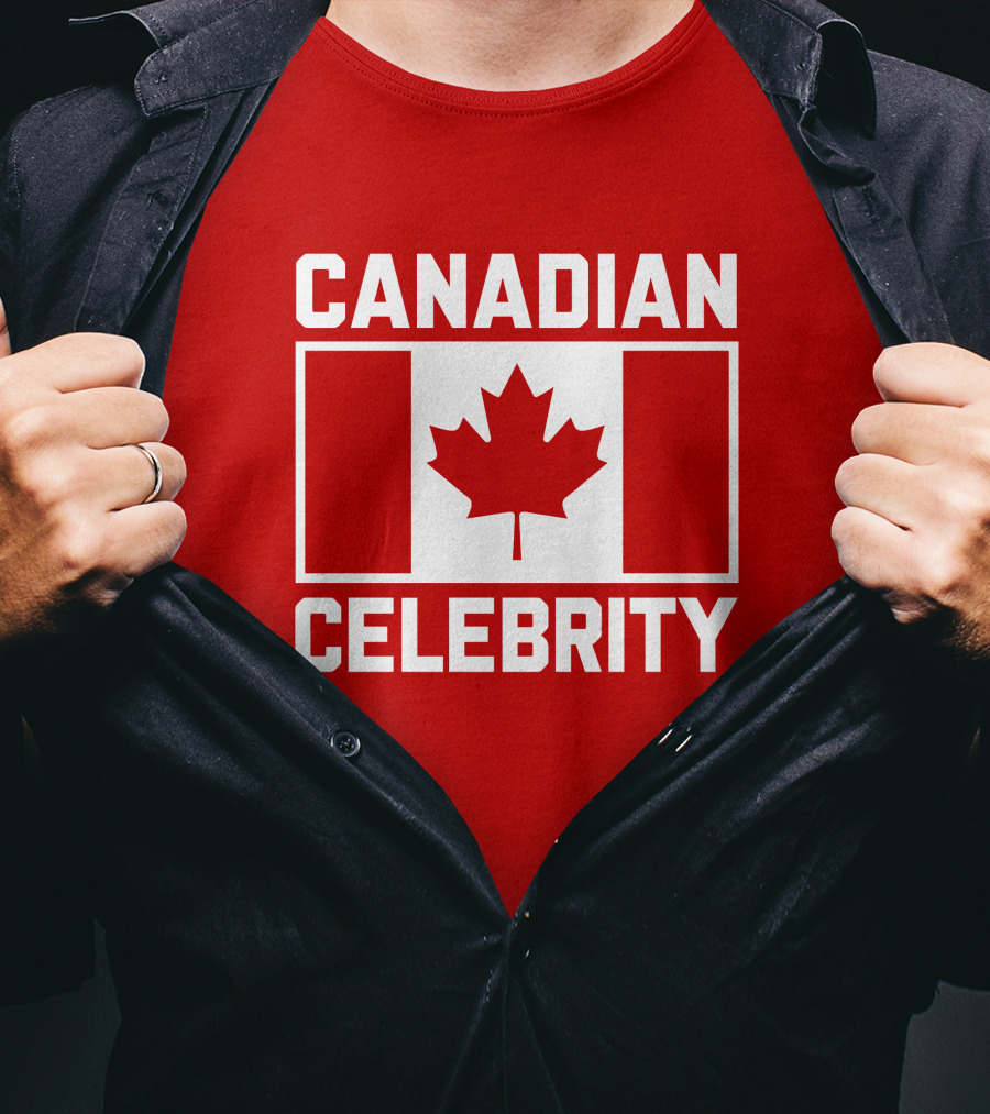 Canadian Celebrity Maple Leaf Flag Holy Elle T-Shirt