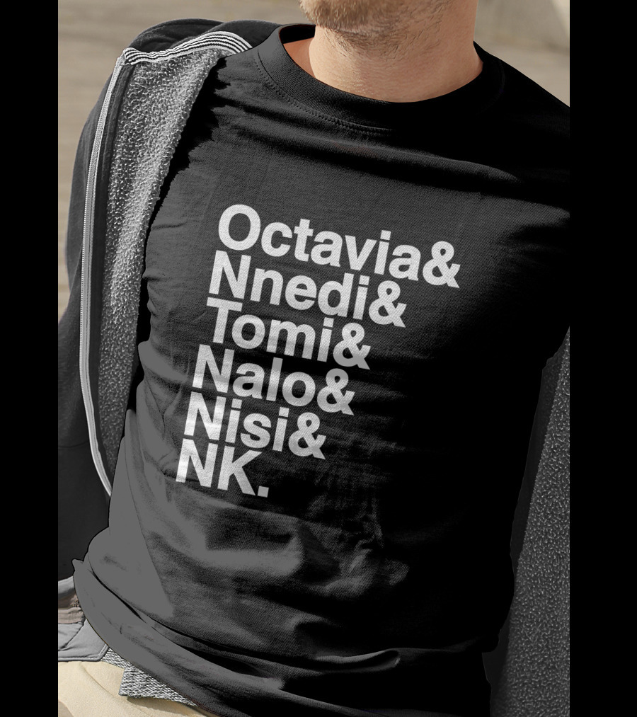 Octavia Nnedi Tomi Nalo Nisi NK Celebrated Authors T-Shirt