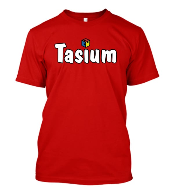 Tasium Merch Iconic Cube Style Fidget Infused T-Shirt