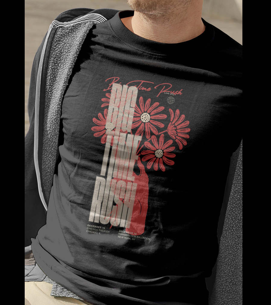 Big Time Rush Live Daisy Chicago Theater New York Hammerstein Ballroom December T-Shirt