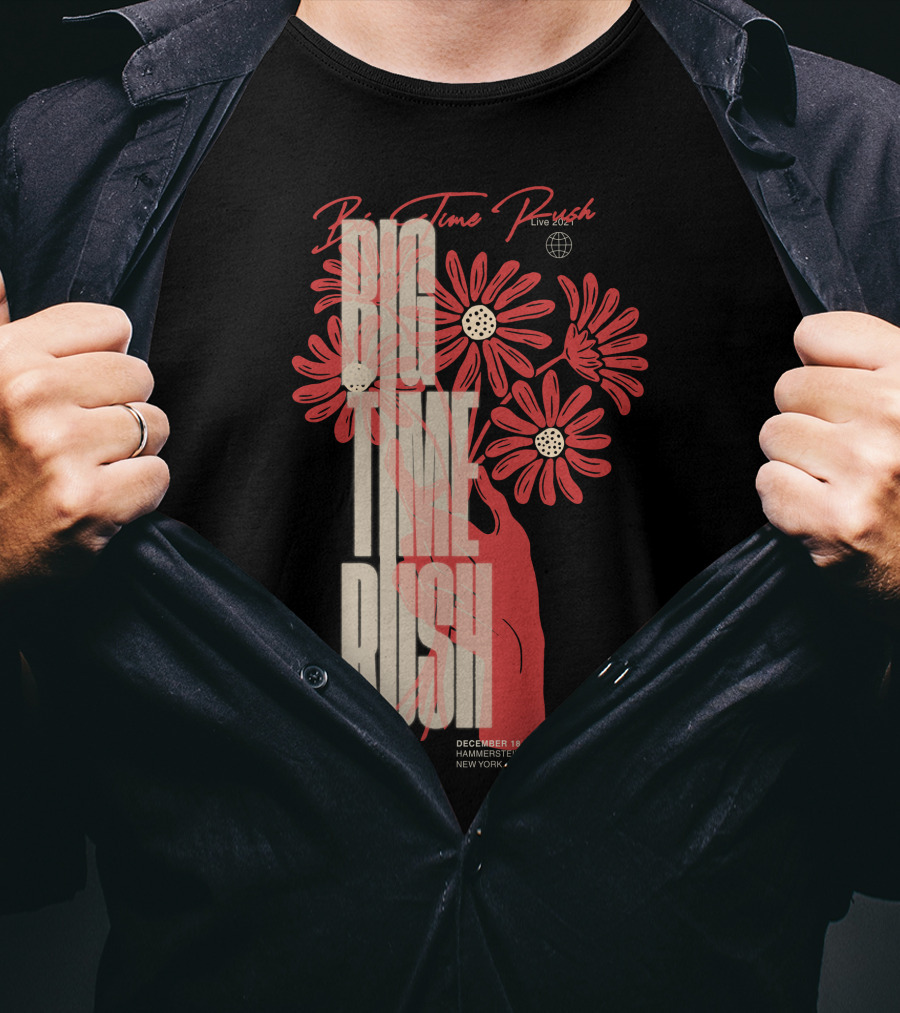 Big Time Rush Live Daisy Chicago Theater New York Hammerstein Ballroom December T-Shirt