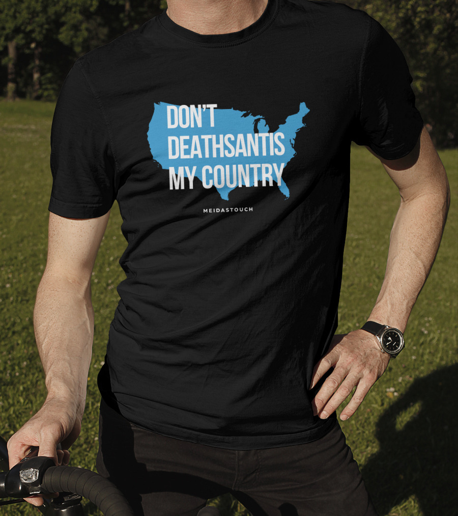 Meidastouch Don't Deathsantis My Country Shirt United States Map T-Shirt