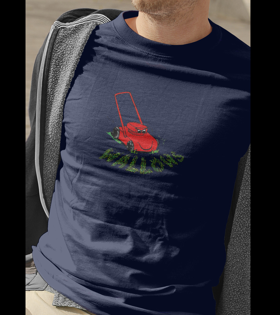 Wallows Lawnmower Grass Cut Red Machine Graphic Merchandise T-Shirt