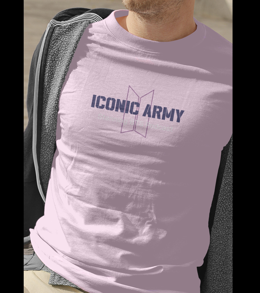 Iconic Army Stanning BTS Podcast T-Shirt