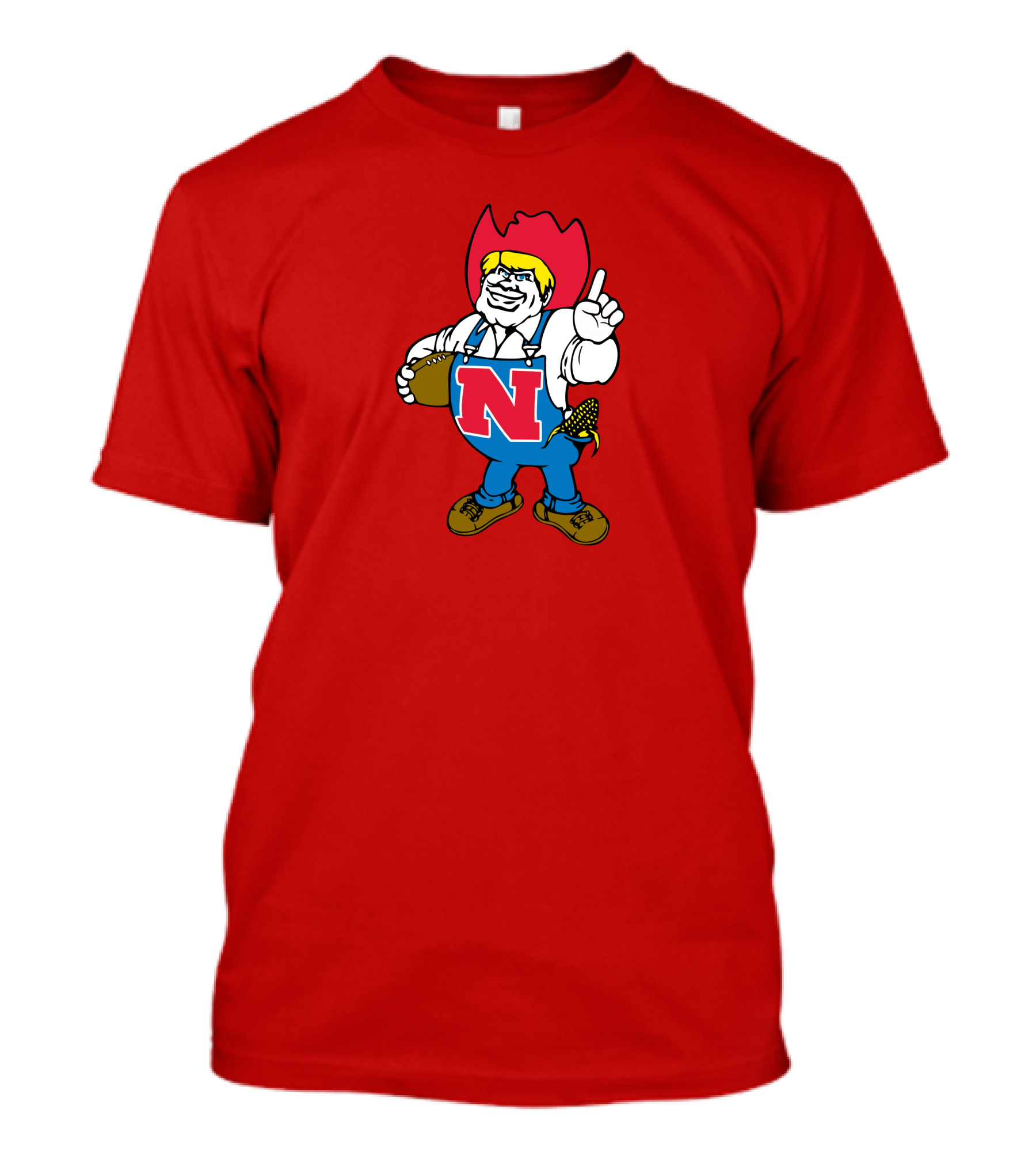 Herbie Husker Nebraska Football Cornhusker Mascot T-Shirt