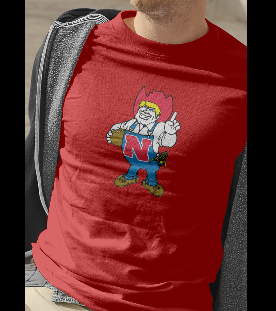 Herbie Husker Nebraska Football Cornhusker Mascot T-Shirt
