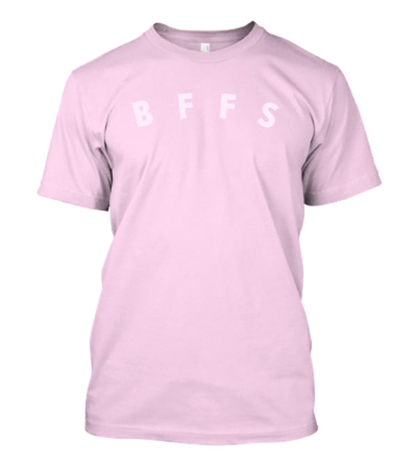 BFFs Puff Print Pink T-Shirt