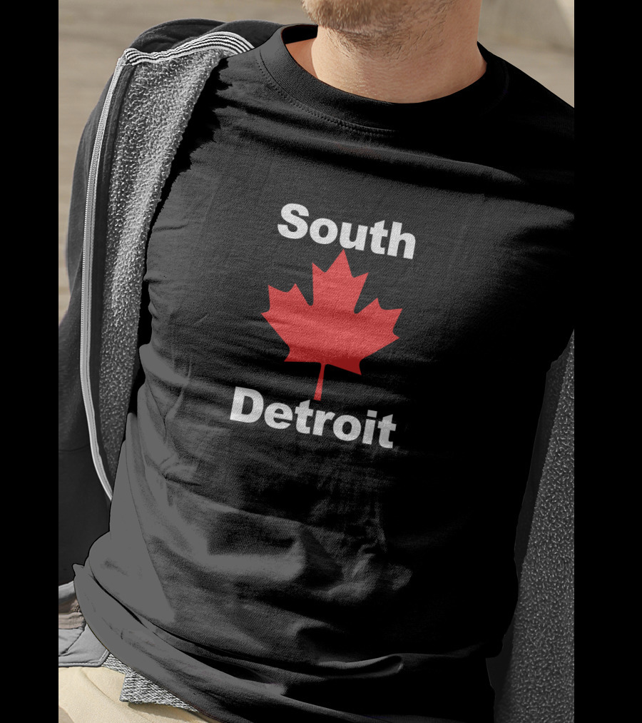 South Detroit Maple Leaf Terry Foster T-Shirt