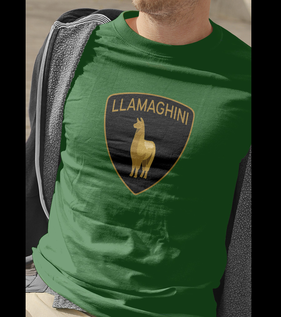Llamaghini III Blipshift Shea Adam Emblem T-Shirt
