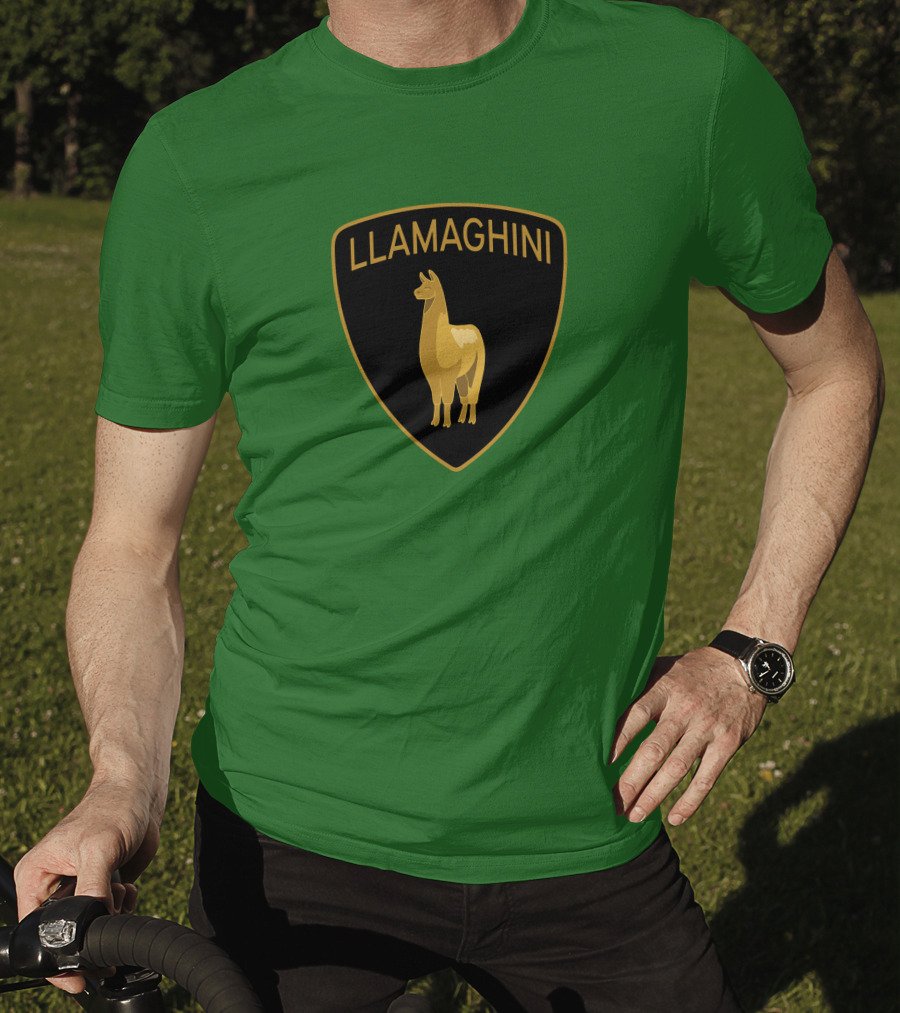 Llamaghini III Blipshift Shea Adam Emblem T-Shirt