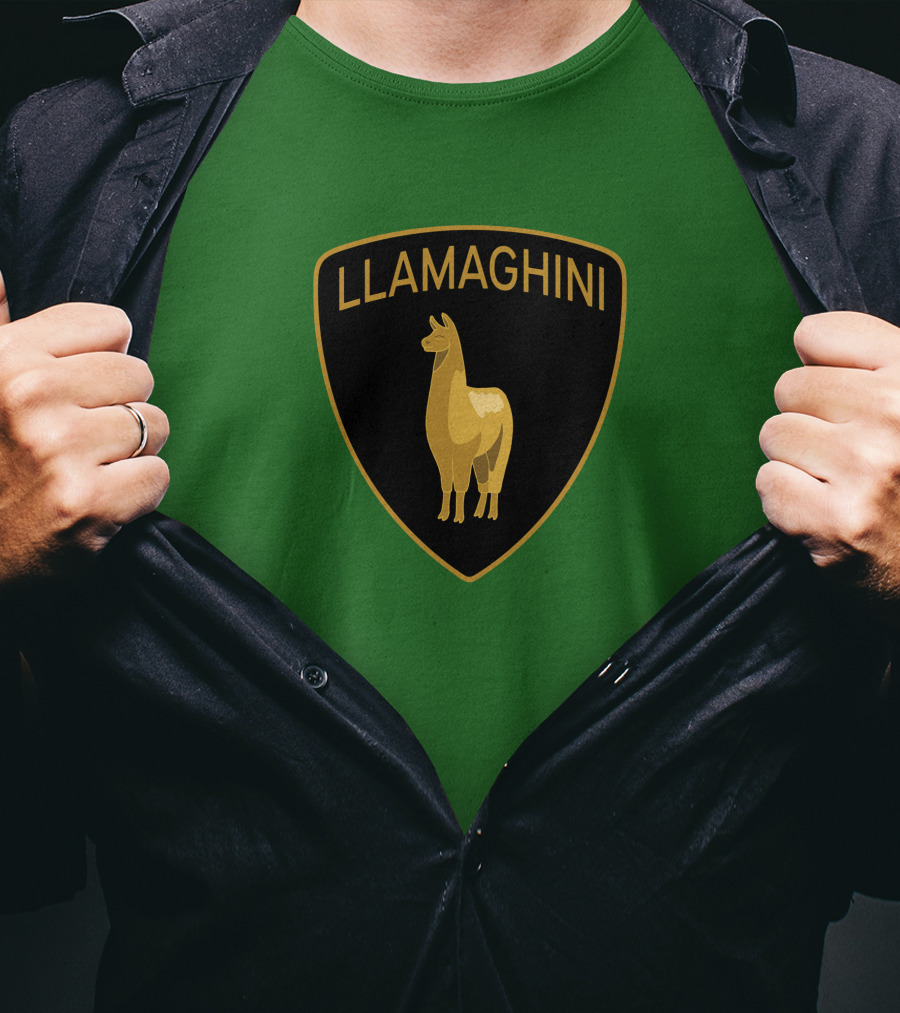 Llamaghini III Blipshift Shea Adam Emblem T-Shirt
