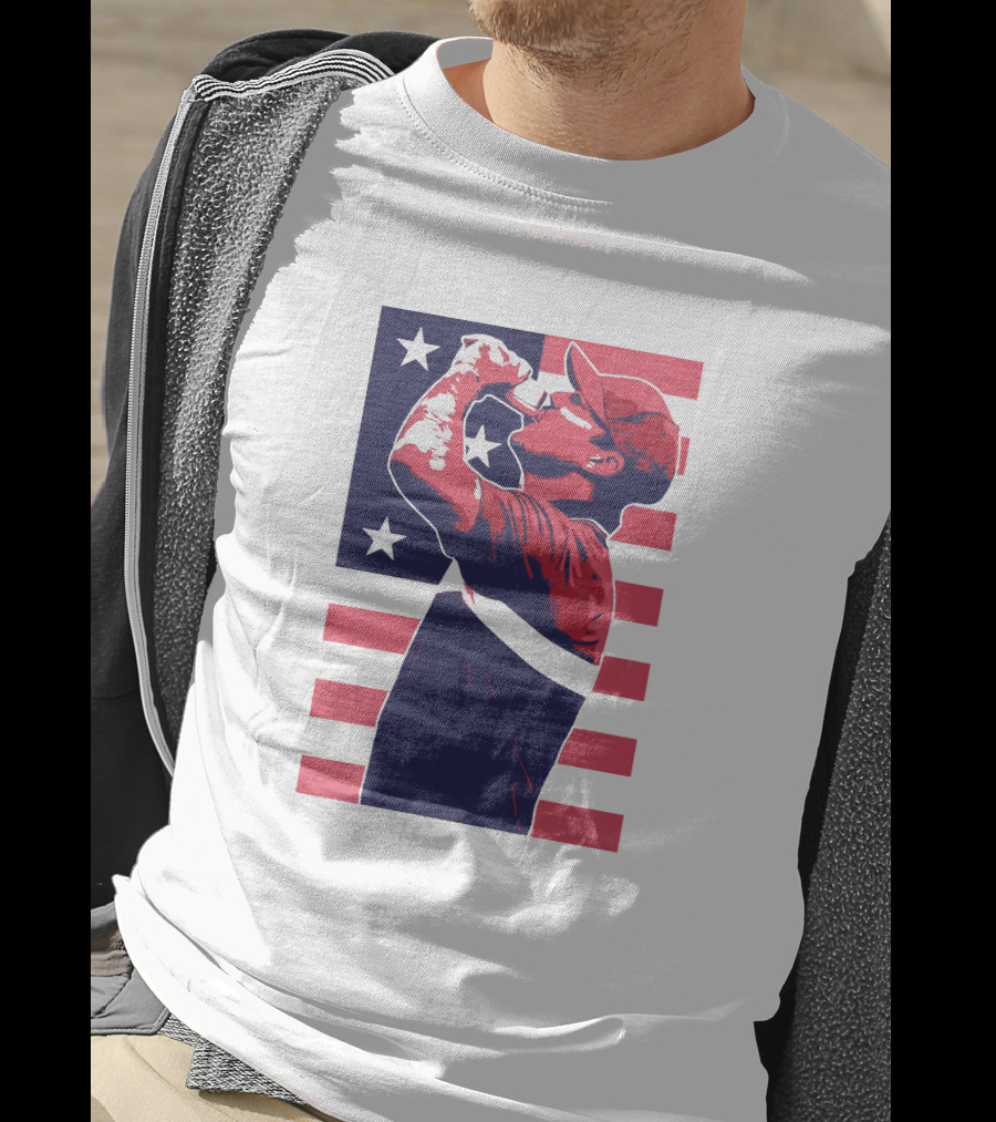 Brooks Koepka The Chug American Flag T-Shirt
