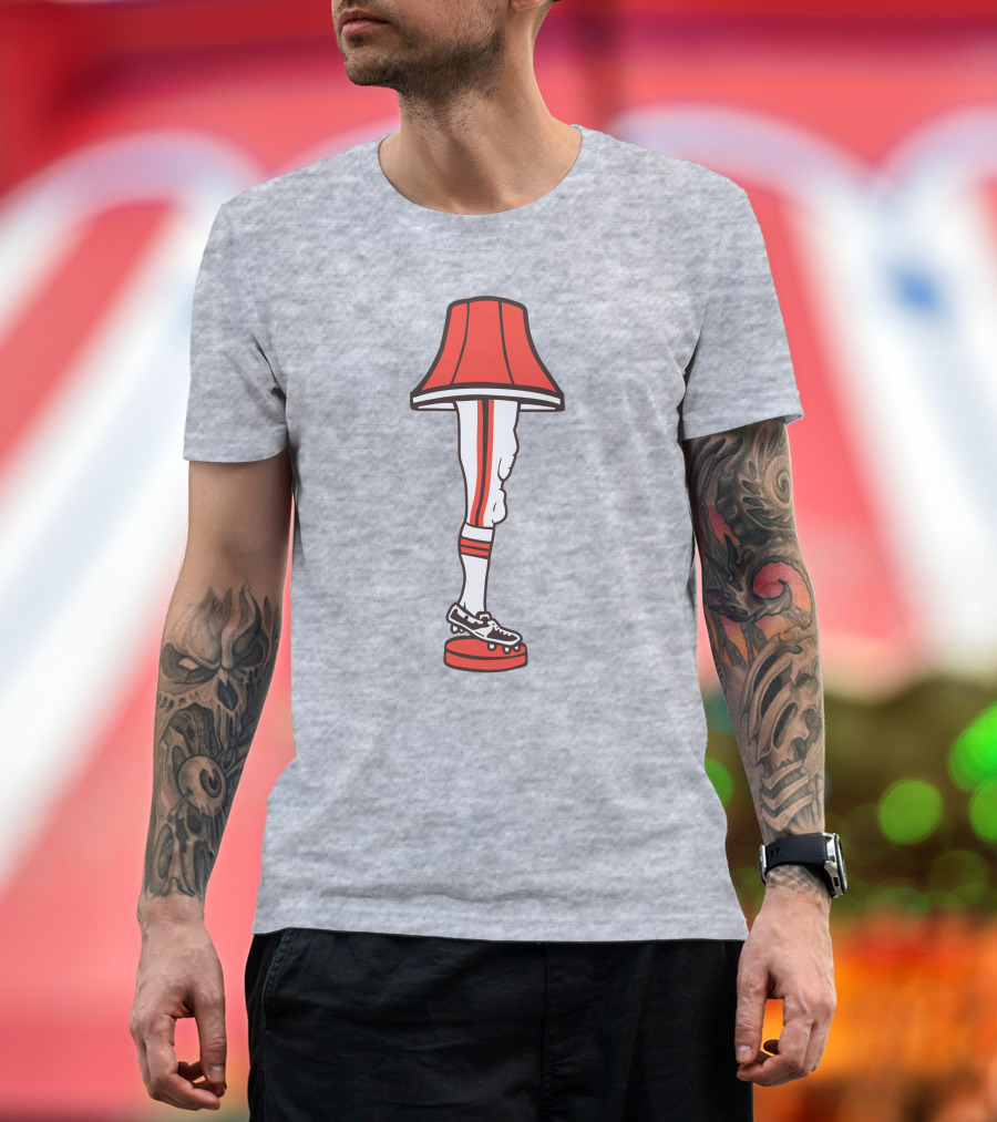 Jimmy Haslam WeBleedOhio Cleveland Football Leg Lamp T-Shirt