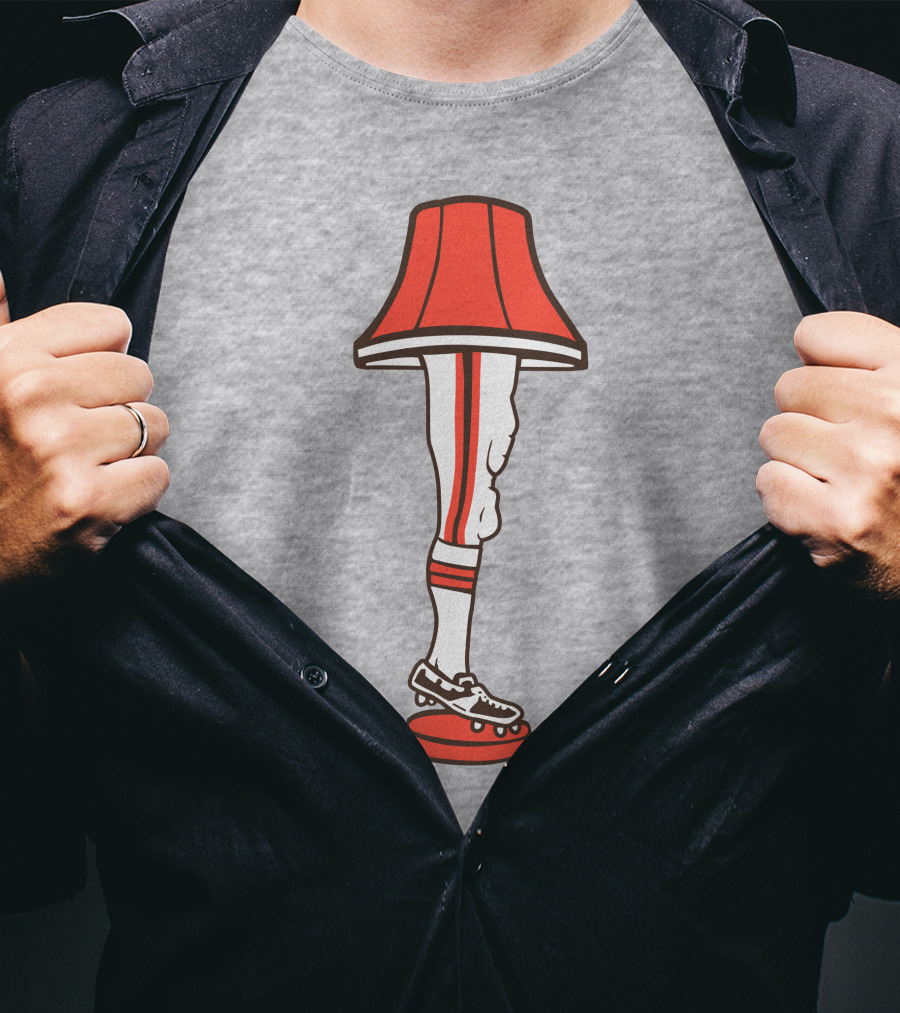 Jimmy Haslam WeBleedOhio Cleveland Football Leg Lamp T-Shirt