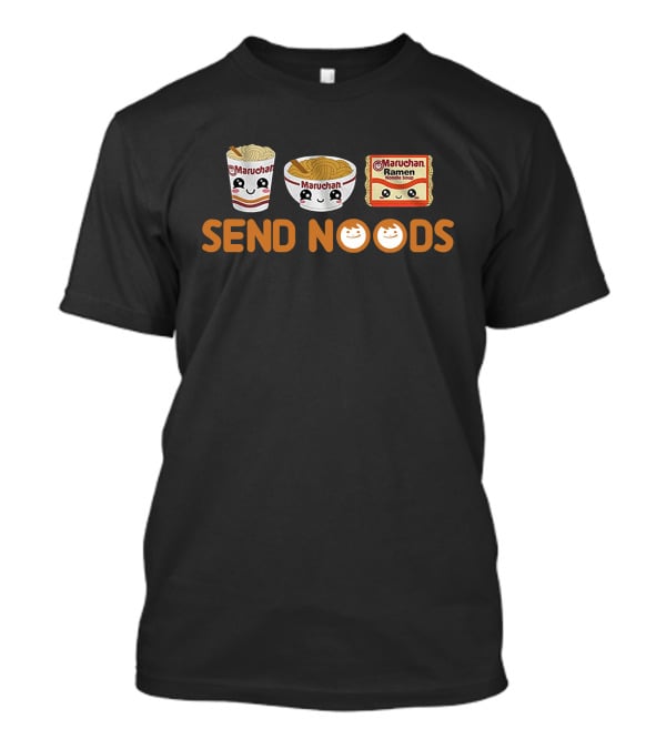 Maruchan Send Noods Cup Bowl Pack Kawaii Ramen T-Shirt