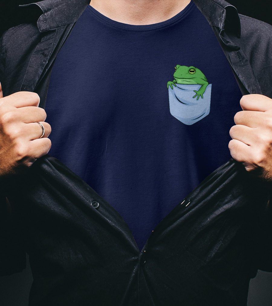 Jenna Lynn Meowri Frog In Pocket T-Shirt