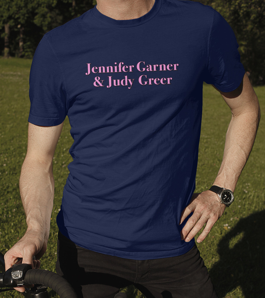 Super Yaki Jennifer Garner And Judy Greer Navy T-Shirt
