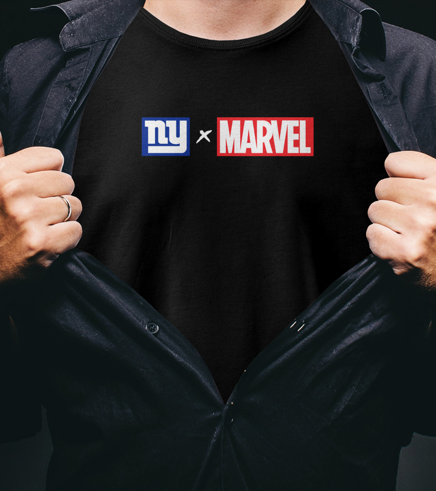 Logan Ryan New York Giants NY X Marvel Collaboration T-Shirt