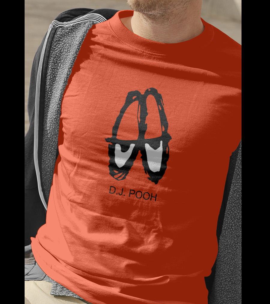 D.J. Pooh Orange Shoes T-Shirt
