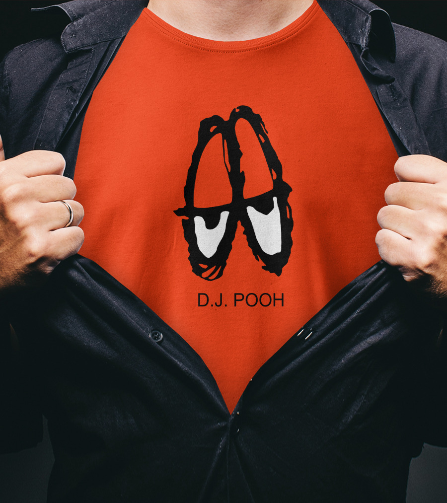 D.J. Pooh Orange Shoes T-Shirt