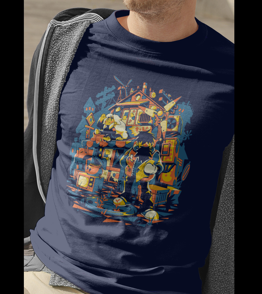 Adventure Bound Eastward Fangamer Video Game Art Retro Style Journey T-Shirt