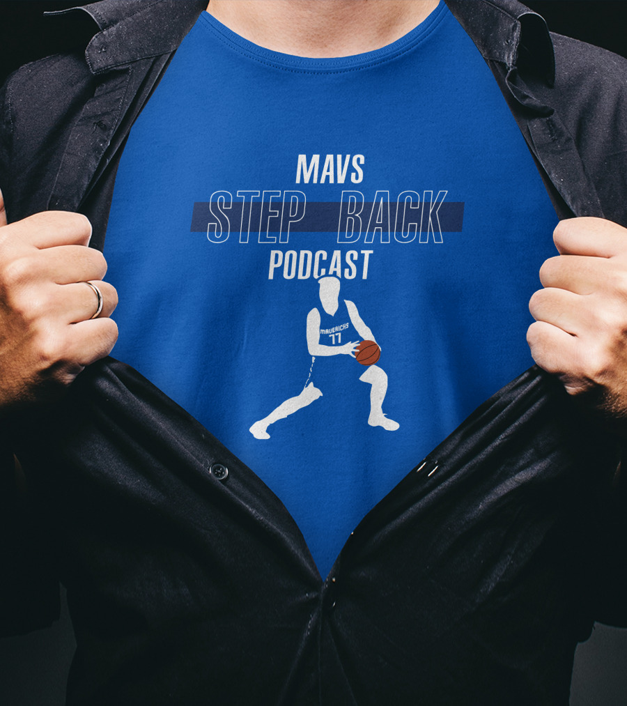 Mavs Step Back Podcast Luka Doncic Basketball T-Shirt