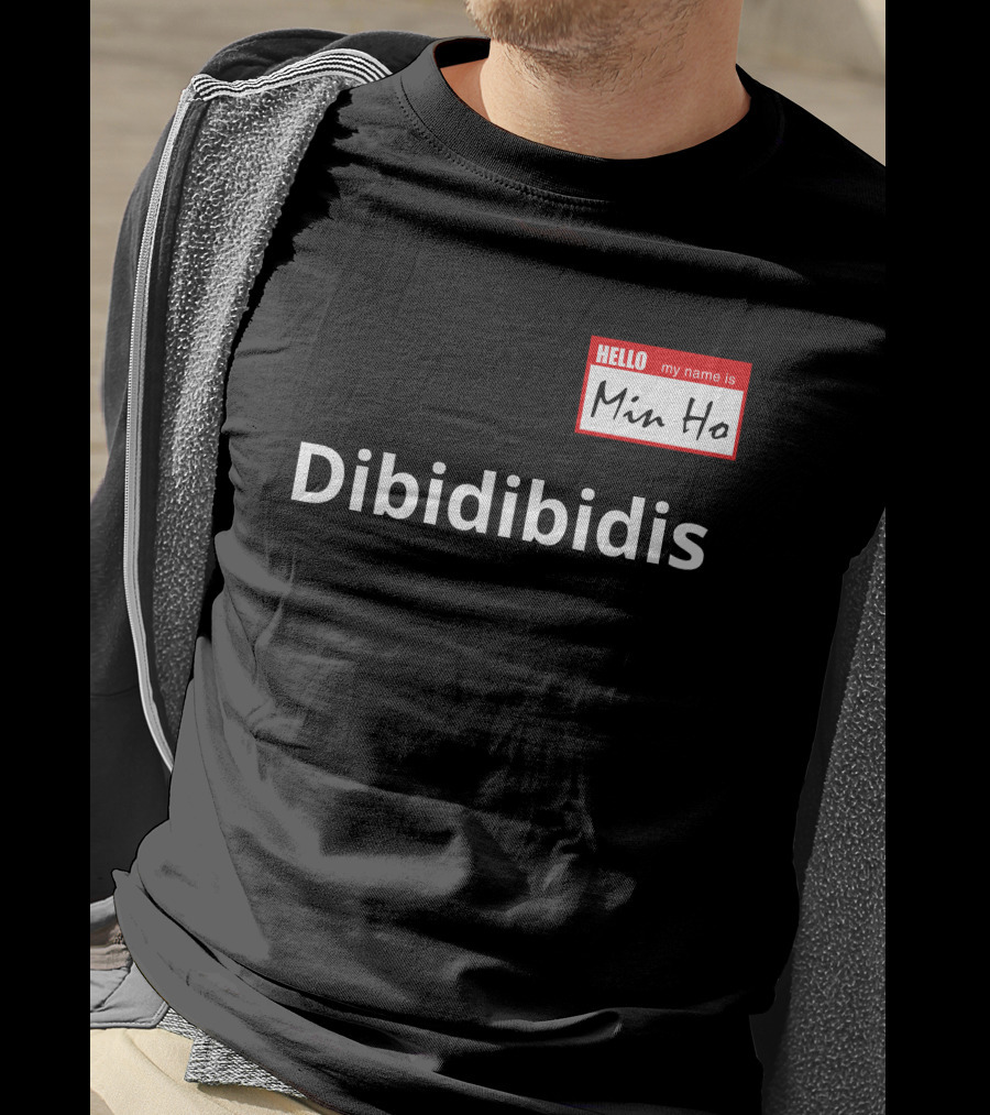 Dibidibidis Hello My Name Is Minho Shinee T-Shirt