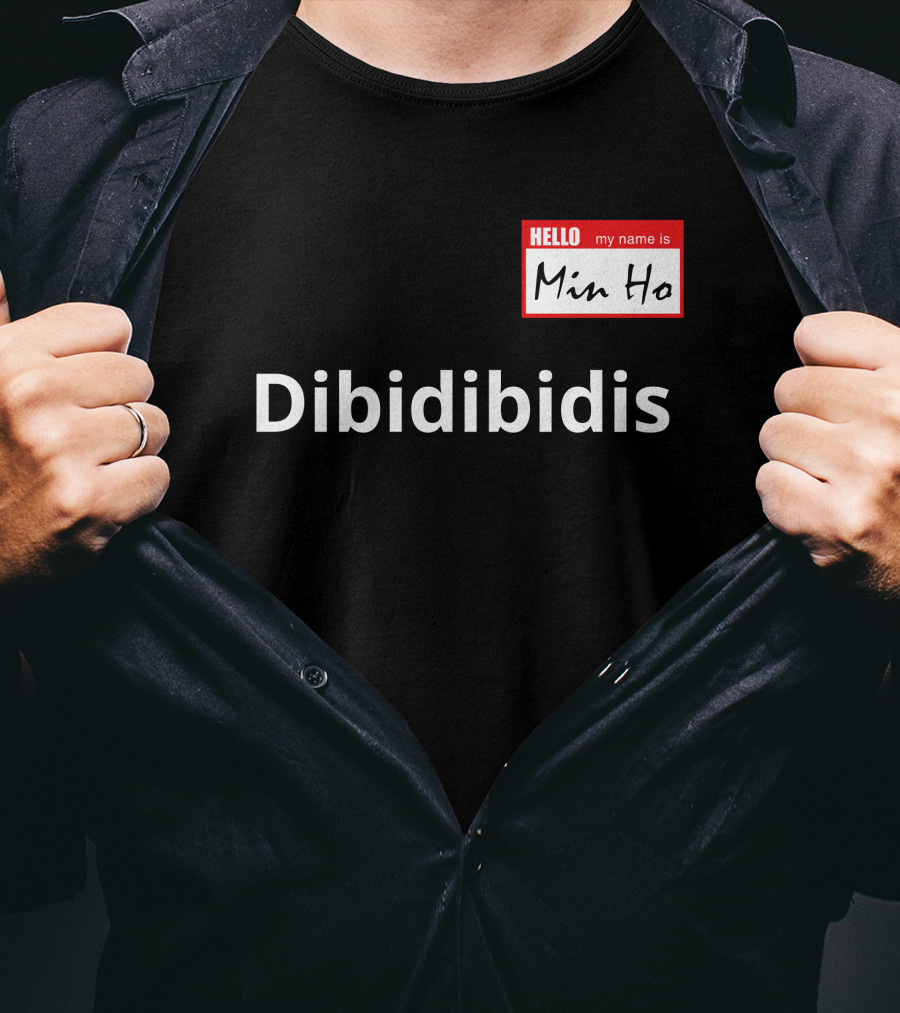 Dibidibidis Hello My Name Is Minho Shinee T-Shirt