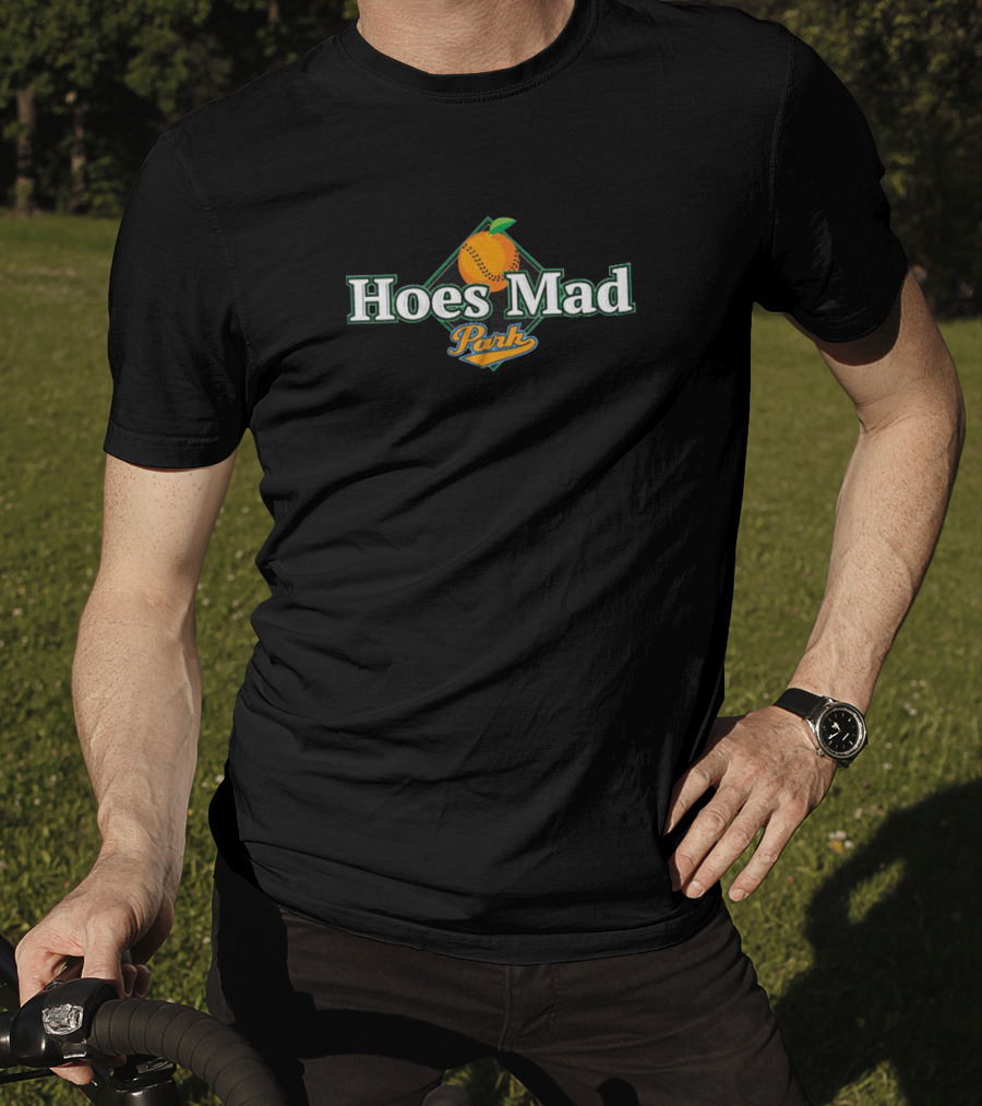Hoes Mad Park Baseball Peach T-Shirt
