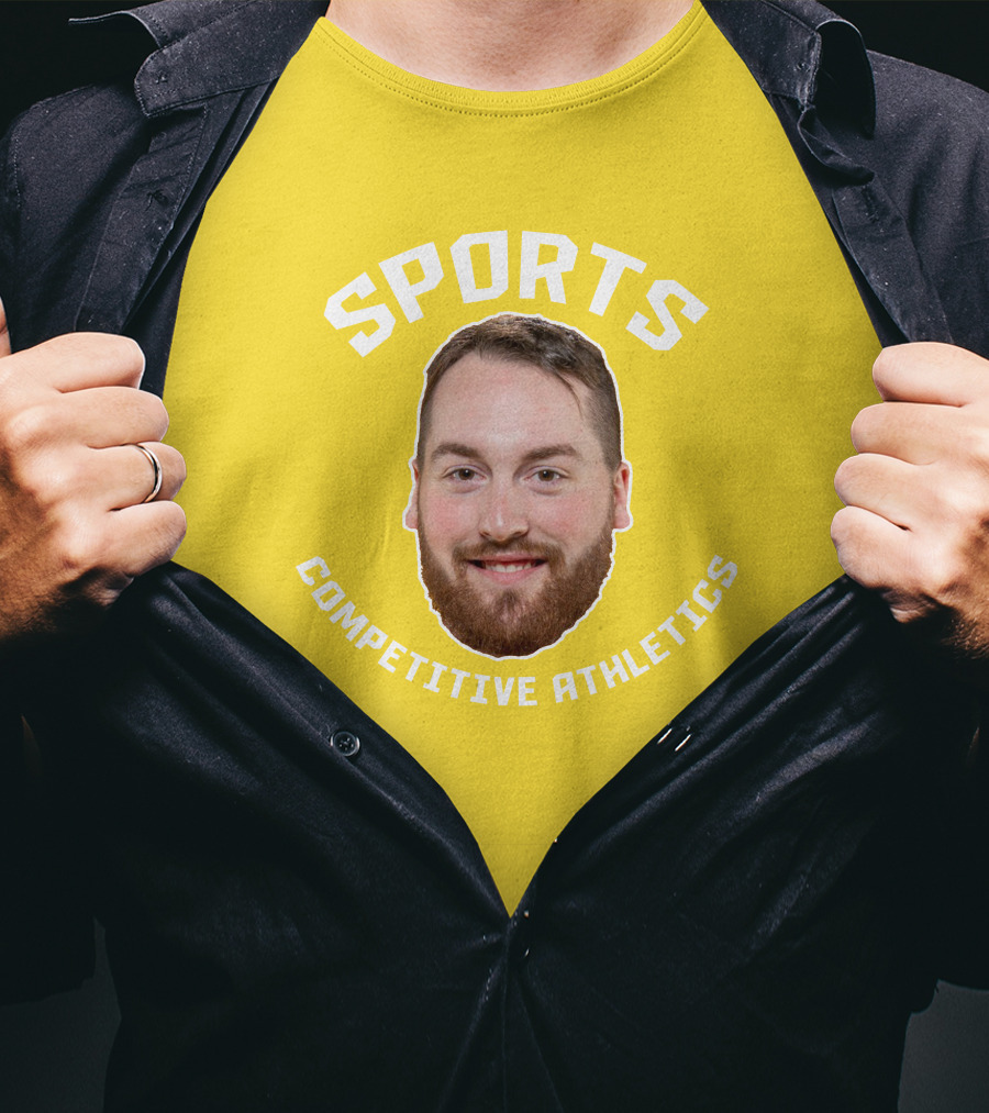 Connor Ingram Sports Competitive Athletics Beard T-Shirt