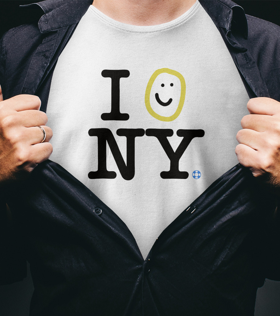 Happiness Project I Love NY Smile Merch New York Nick T-Shirt