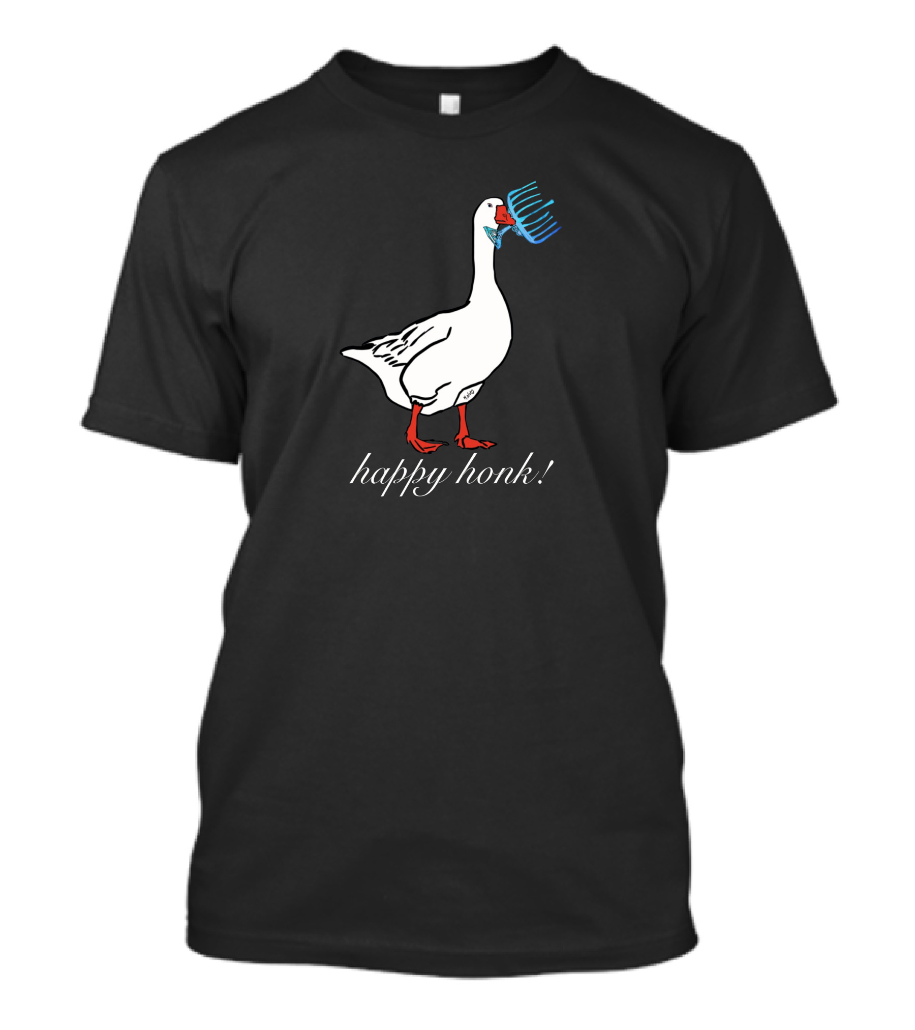 Maimonides-Nutz Happy Honk Goose With Comb T-Shirt